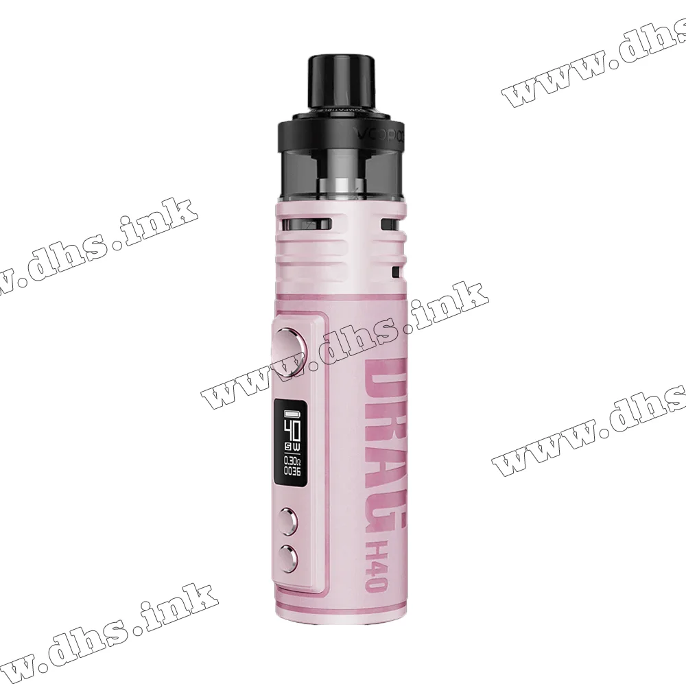 Багаторазова електронна сигарета - Voopoo Drag H40 Pod Kit 1500 мАч (Pink)