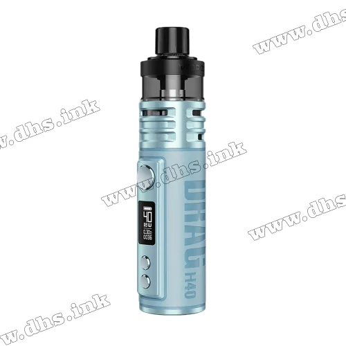 Багаторазова електронна сигарета - Voopoo Drag H40 Pod Kit 1500 мАч (Snow Blue)