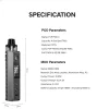 Многоразовая электронная сигарета - Voopoo Drag H80S Mod Pod Kit (Plum Red)