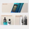 Многоразовая электронная сигарета - Voopoo Drag S2 Pod Kit 2500 мАч (Spray Black)