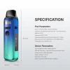 Многоразовая электронная сигарета - Voopoo Vinci 3 Mod Pod Kit 1800 мАч (Carbon Fiber Blue)