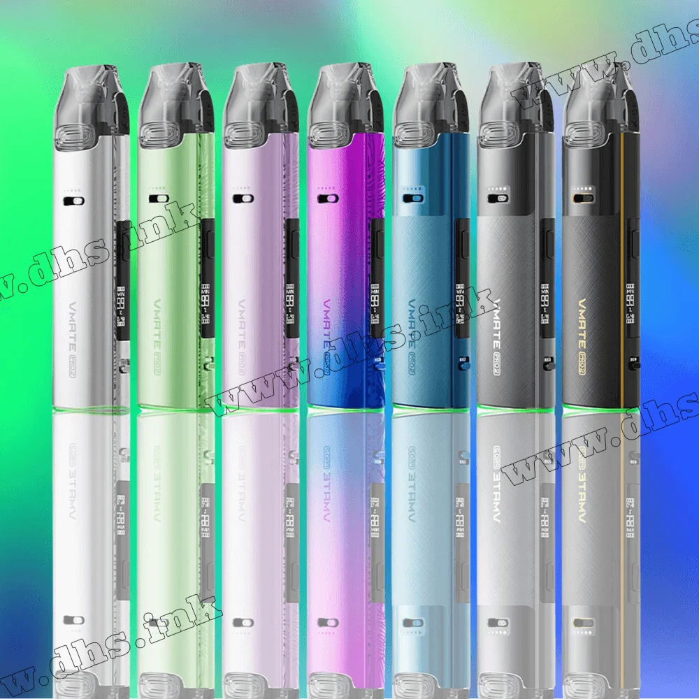 Багаторазова електронна сигарета - Voopoo VMATE Pro 2 Pod Kit 1500 мАг (Glacier Silver)