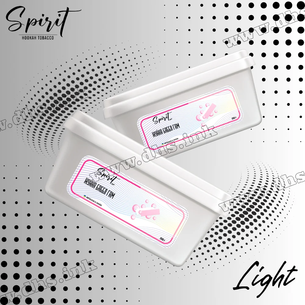 Тютюн Spirit (Спіріт) Light - Bubble Gum (Бабл Гам) 250г