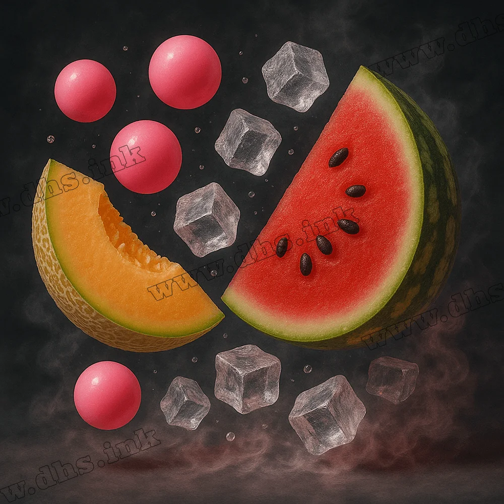 Тютюн 420 (medium) Frost Line - Love Is (Баблгам, Диня, Кавун, Лід) 250г