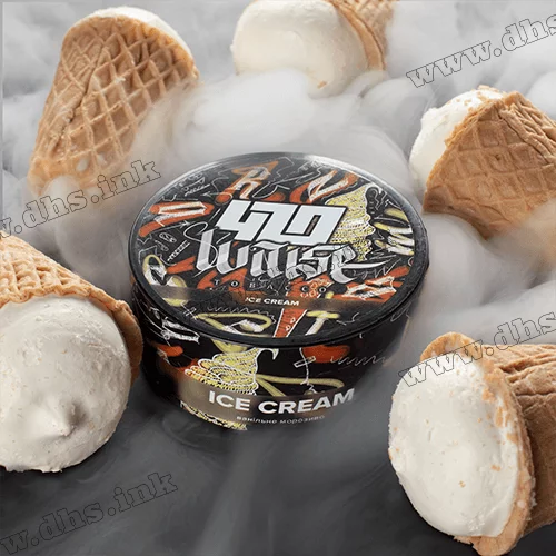 Табак 420 (medium) - Ice Cream (Ванильное Мороженое) 100г
