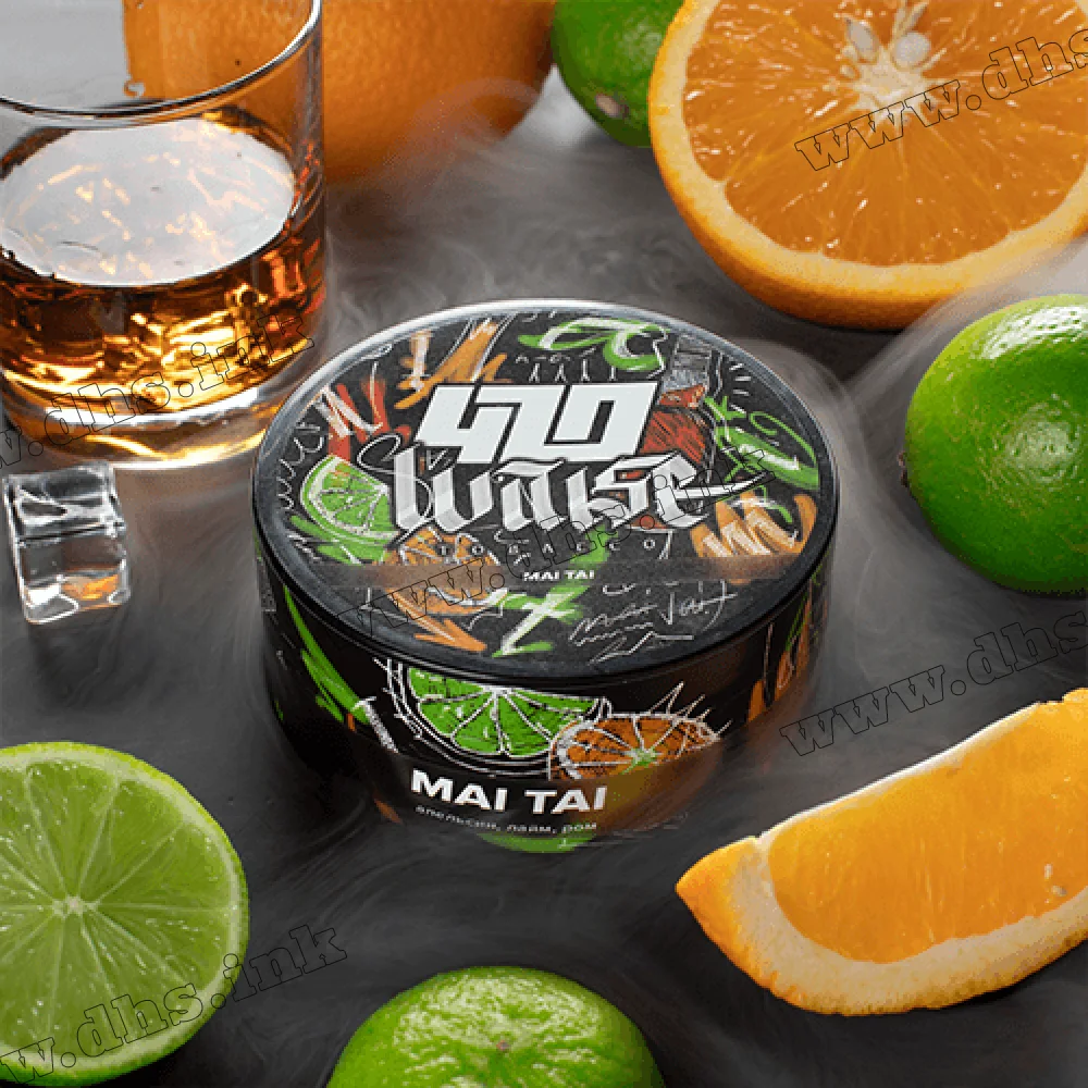 Табак 420 (medium) - Mai Tai (Апельсин, Лайм, Ром) 100г
