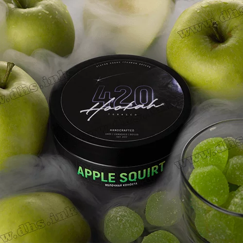Табак 420 (medium) - Apple Squirt (Яблочная Конфета) 250г