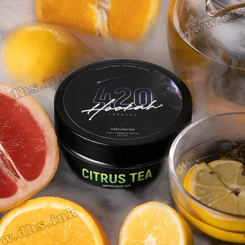 Табак 420 (medium) - Citrus Tea (Чай, Грейпфрут, Лимон, Лайм) 250г