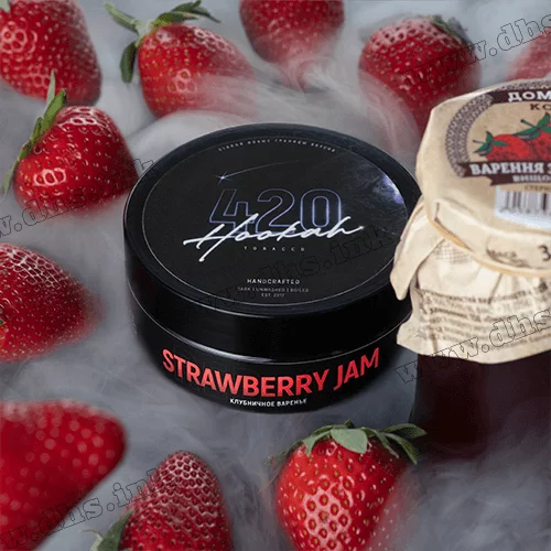 Табак 420 (medium) - Strawberry Jam (Клубничное Варенье) 20г