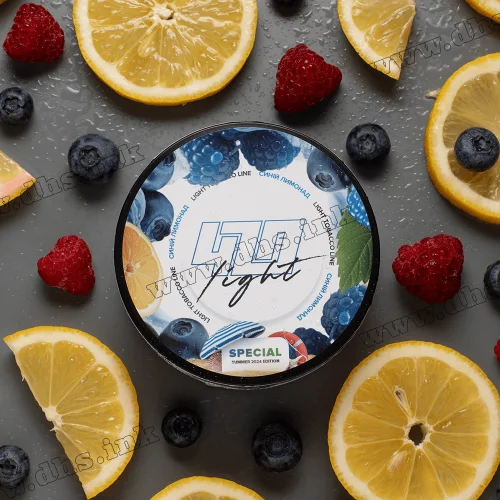 Табак 420 (light) - Синий Лимонад (Малина, Черника, Лимон) 250г