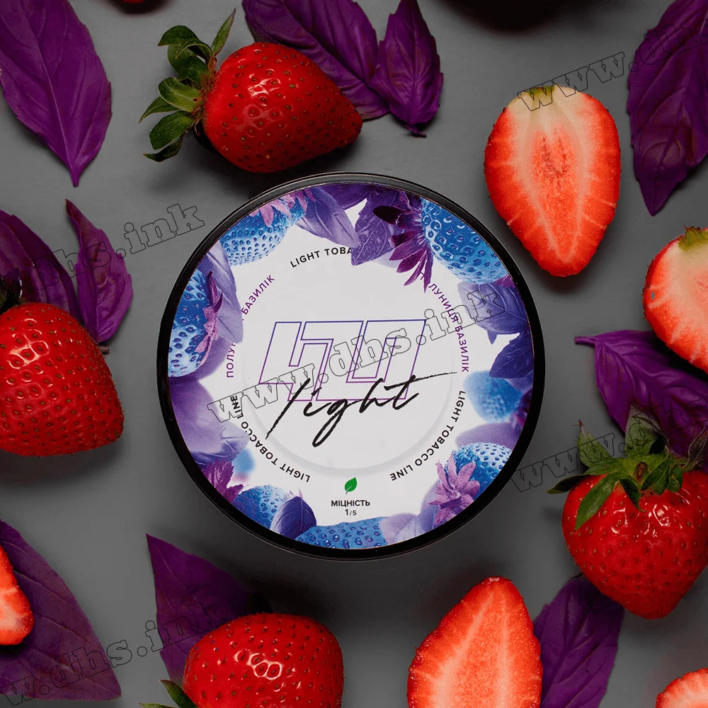 Тютюн 420 (light) - Полуниця Базилік 250г