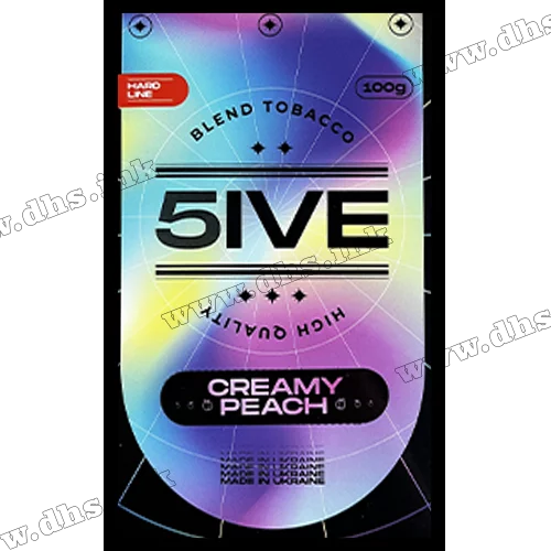 Тютюн 5IVE (Файв) - Creamy Peach (Персик, Вершки) hard 50г
