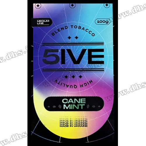 Табак 5IVE (Файв) - Cane Mint (Мята) medium 100г