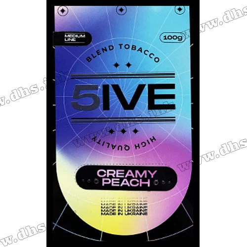 Табак 5IVE (Файв) - Creamy Peach (Персик, Сливки) medium 100г