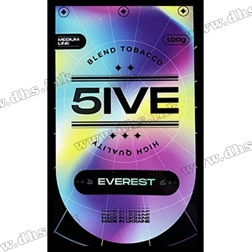Табак 5IVE (Файв) - Everest (Эвкалипт, Мята, Хвоя) medium 50г