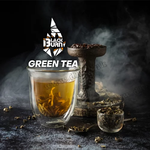 Тютюн Burn Black (Берн Блек) - Green tea (Зелений чай) 50г
