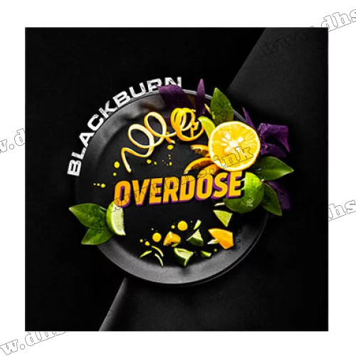Тютюн Burn Black - Overdose (Лимон Лайм) 100г