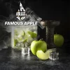 Табак Burn Black (Берн Блек) - Famous Apple (Ледяное Зеленое Яблоко) 100г