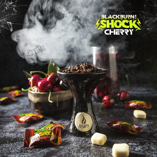 Тютюн Burn Black - Cherry Shock (Кисла Вишня) 100г