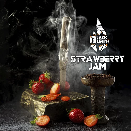 Тютюн Burn Black (Берн Блек) - Strawberry Jam (Полуничне варення) 50г