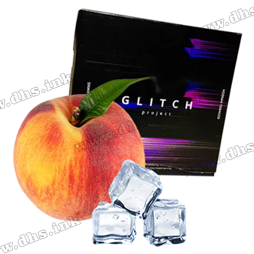 Тютюн Glitch (Глітч) - Ice Peach (Персик, Лід) 50г