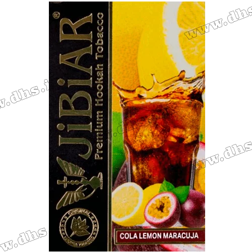 Тютюн Jibiar (Джибіар) - Cola Lemon Maracuja (Кола, Лимон, Маракуйя) 50г