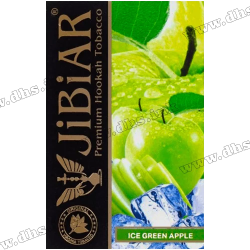 Табак Jibiar (Джибиар) - Ice Green Apple (Зеленое Яблоко, Лед) 50г