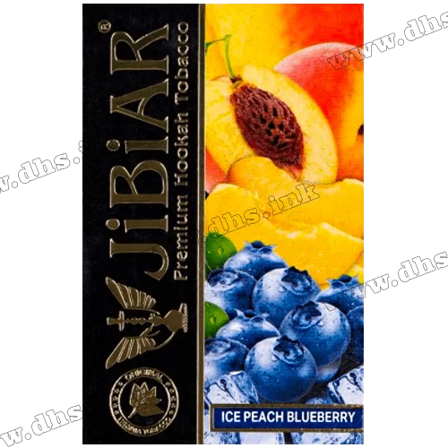 Тютюн Jibiar (Джибіар) - Ice Peach Blueberry (Персик, Чорниця, Лід) 50г