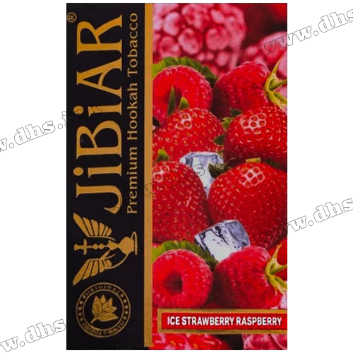 Тютюн Jibiar (Джибіар) - Ice Strawberry Raspberry (Полуниця, Малина, Лід) 50г