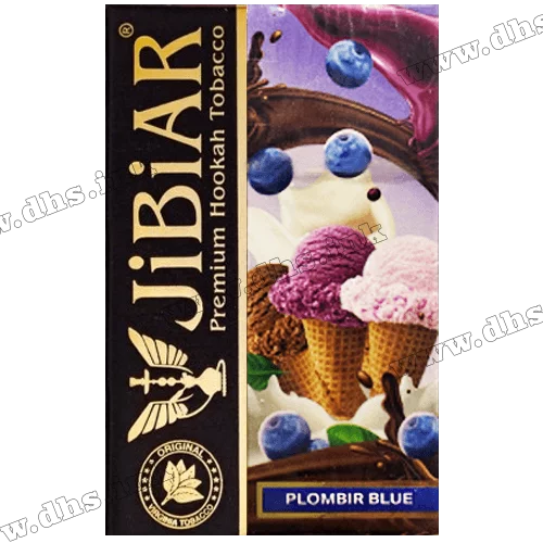 Табак Jibiar (Джибиар) - Plombir Blue (Мороженое, Черника) 50г