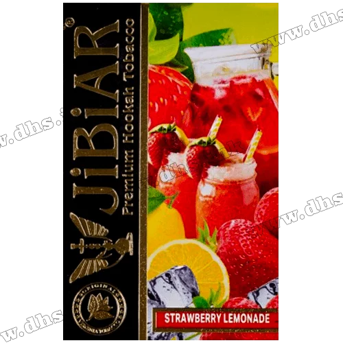 Тютюн Jibiar (Джибіар) - Strawberry Lemonade (Полуниця, Лимонад) 50г