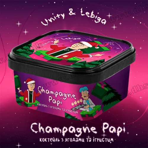 Табак Unity (Юнити) - Lebiga Champagne Papi (Шампанское, Ягоды) 250г