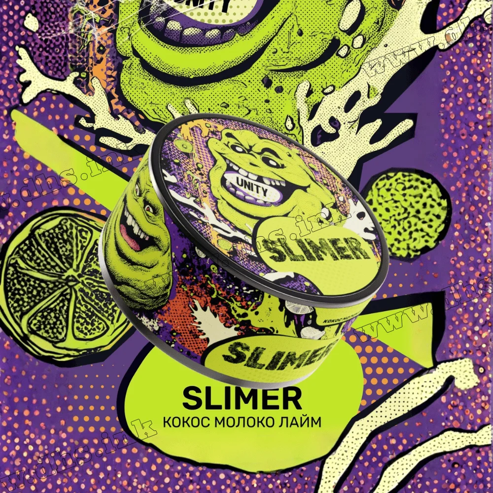 Табак Unity (Юнити) - Slimer (Кокос, Молоко, Лайм) 100г