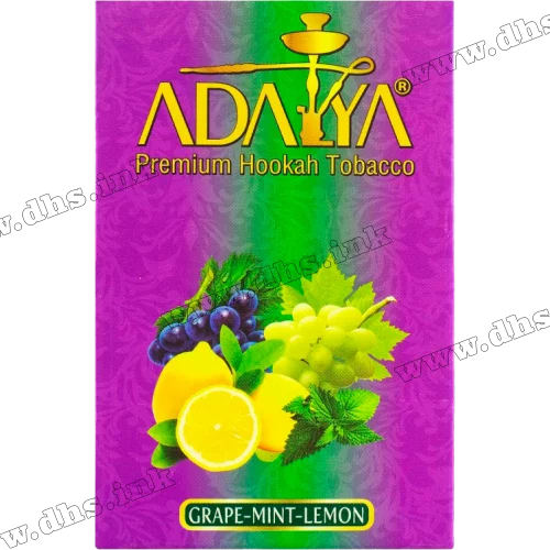 Тютюн Adalya (Адалія) - Grape Lemon Mint (Виноград, Лимон, М'ята) 50г