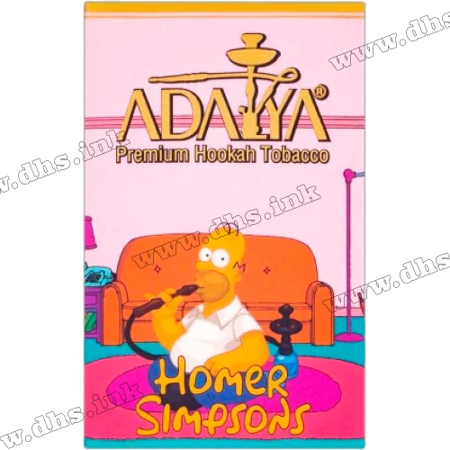 Тютюн Adalya (Адалія) - Homer Simpsons (Манго, Банан М'ята) 50г