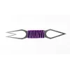 Вилка для кальяну сіра (Вилка + Шило + декор фіолетовий) (Black 3.0) TENARAT