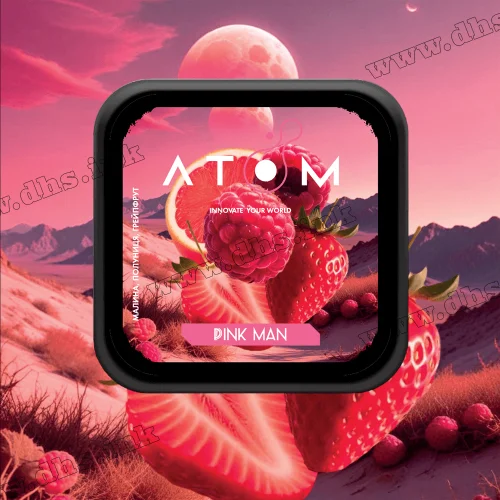 Табак Atom (Атом) - Pink Man (Малина, Клубника, Грейпфрут) 200г