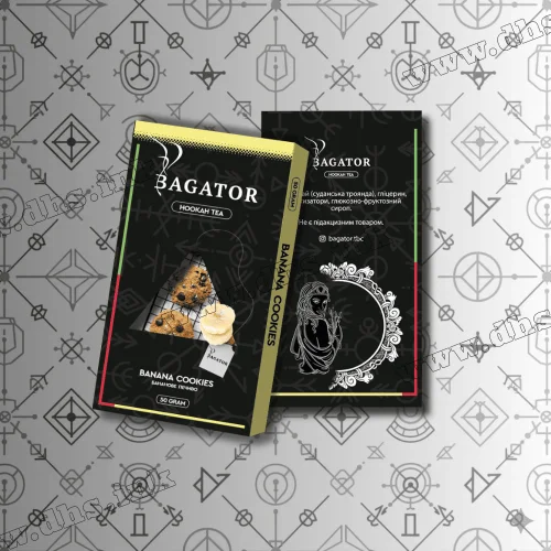 Бестабачная смесь Bagator (Багатор) - Banana Cookies (Банановое Печенье) 50г