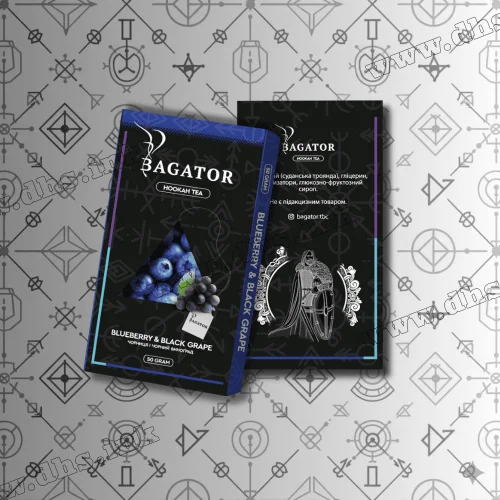 Бестабачная смесь Bagator (Багатор) - Blueberry Black Grape (Черника, Черный Виноград) 50г