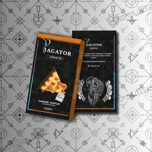 Бестабачная смесь Bagator (Багатор) - Caramel Waffles (Карамельные Вафли) 50г