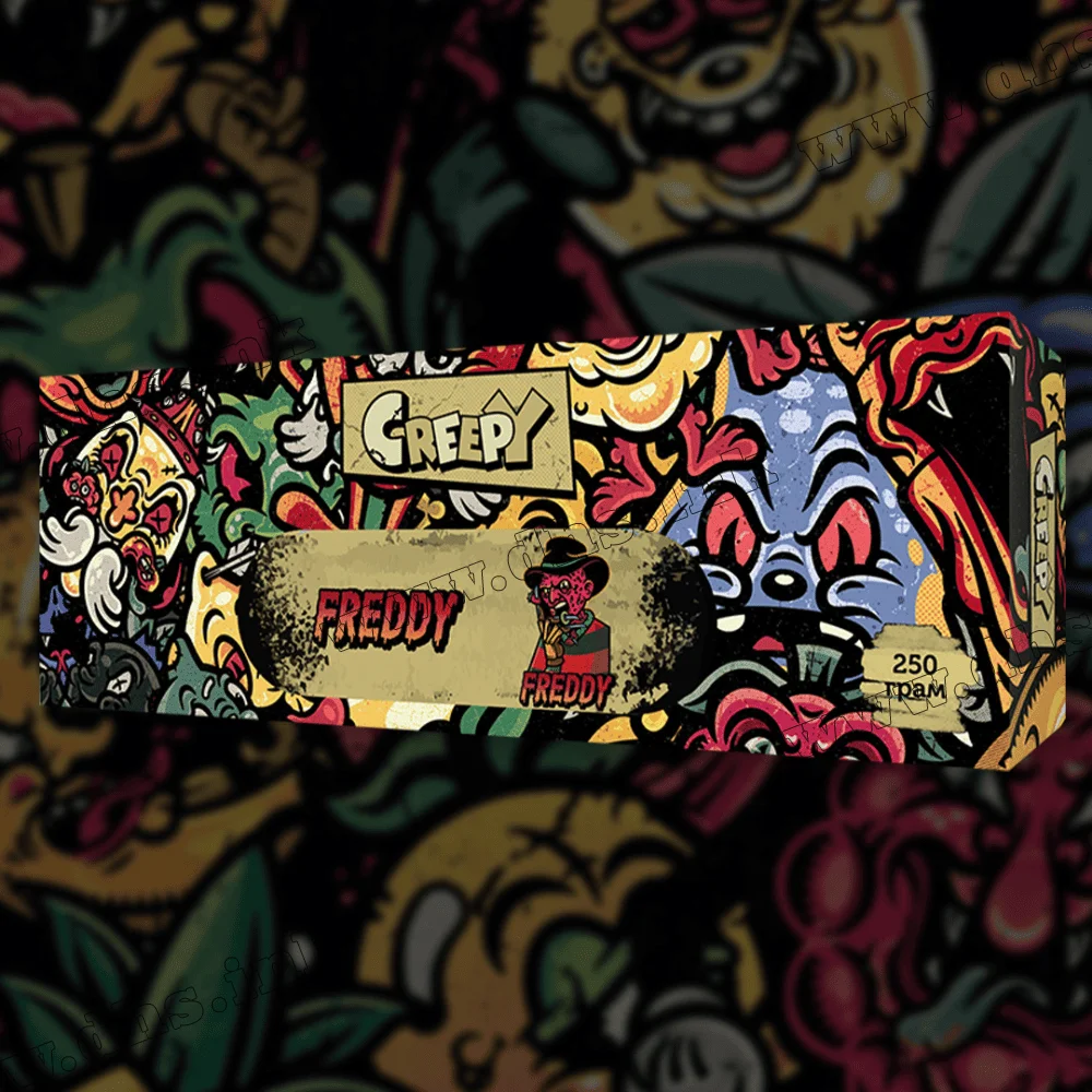 Табак Creepy (Крипи) - Freddy (Киви, Клубника, Грейпфрут) 250г