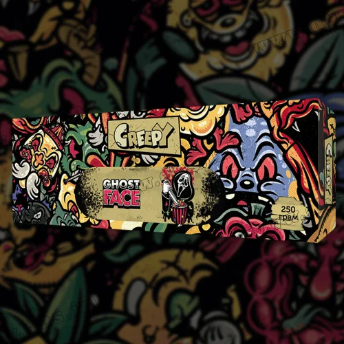 Табак Creepy (Крипи) - Ghostface (Фруктово Карамельный Попкорн) 250г