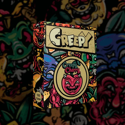 Табак Creepy (Крипи) - Cherry (Кислая Вишня) 100г