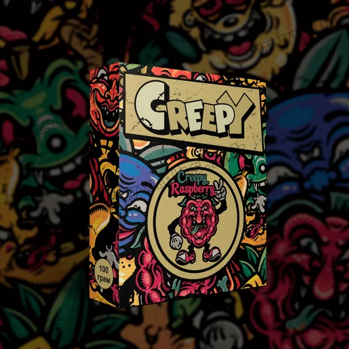 Табак Creepy (Крипи) - Raspberry (Малина) 100г