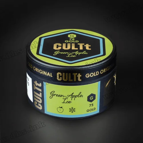 Табак CULTt (Культ) - С75 (Зеленое Яблоко, Лед) 100г