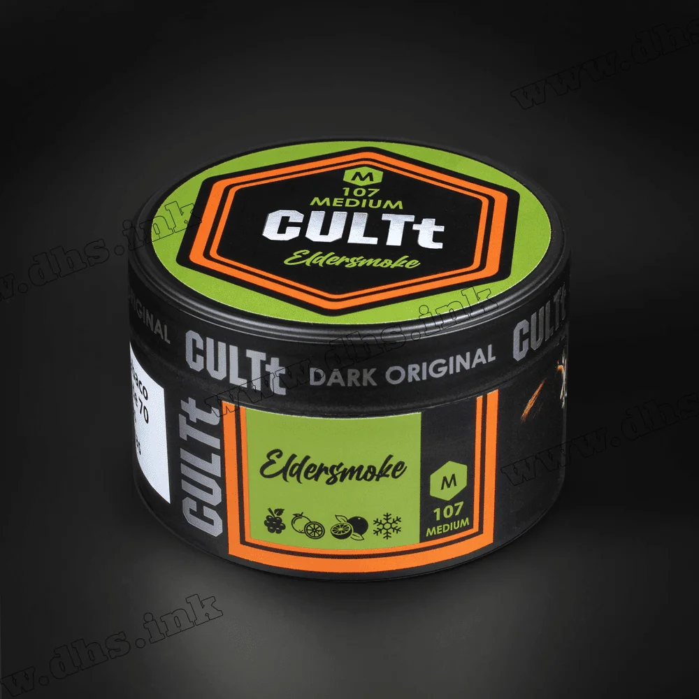 Табак CULTt (Культ) Medium - M107 Eldersmoke (Бузина, Лайм, Апельсин, Лед) 100г