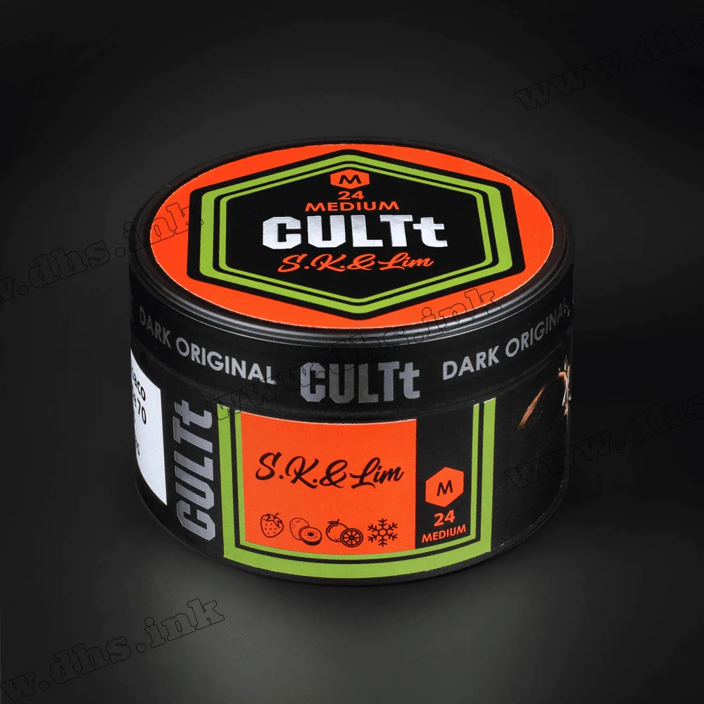 Табак CULTt (Культ) Medium - M24 S.K. Lim (Клубника, Киви, Лайм) 100г Табак CULTt (Культ) Medium - M24 S.K. Lim (Клубника, Киви, Лайм) 100г