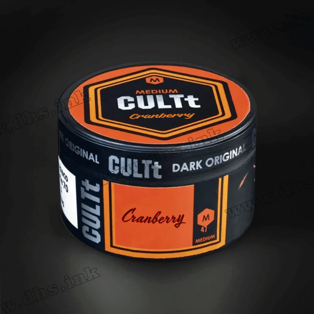 Табак CULTt (Культ) Medium - M47 Cranberry (Клюква) 100г Табак CULTt (Культ) Medium - M47 Cranberry (Клюква) 100г