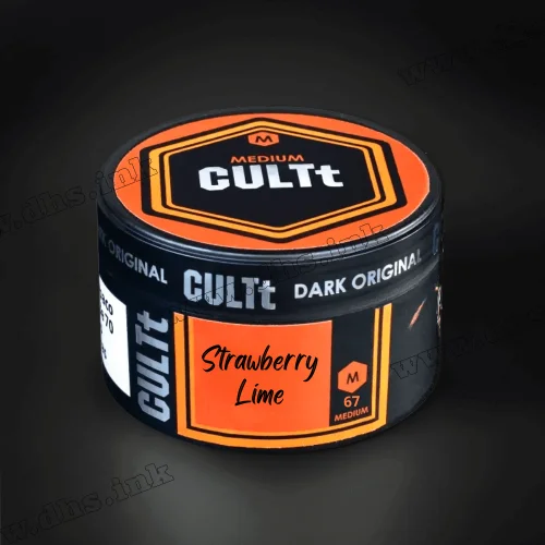 Табак CULTt (Культ) Medium - M67 Strawberry Lime (Клубника, Лайм) 100г