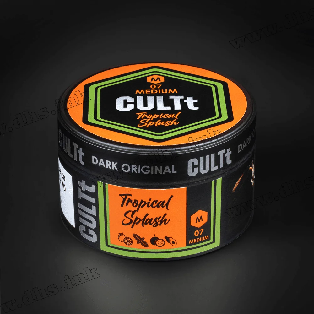 Тютюн CULTt (Культ) Medium - M07 Tropical Splash (Лайм, Маракуя, Манго, М'ята) 100г